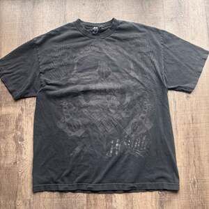 Hostility Graphic T-Shirt Size XL Black Skull Y2K